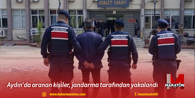 Aydın’da aranan 6 şahıs, jandarma tarafından yakalandı