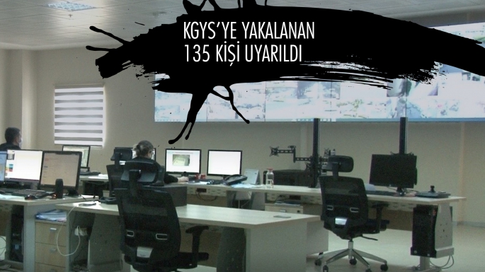 Aydın’da KGYS’ye yakalanan 135 kişi uyarıldı