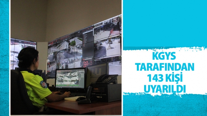 Aydın'da KGYS'ye yakalanan 143 kişi uyarıldı