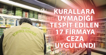 Aydın'da firmalara 14 bin TL para cezası uygulandı