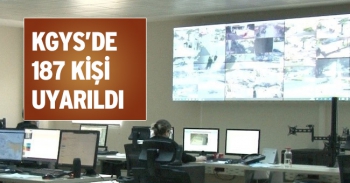 Aydın'da KGYS'ye yakalanan 187 şahsa Covid-19 uyarısı