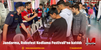 Jandarma, Robofest Kodlama Festivali’ne katıldı